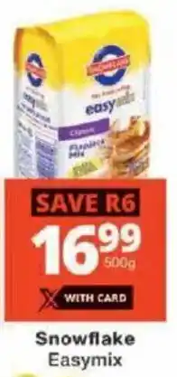 Checkers Snowflake Easymix offer