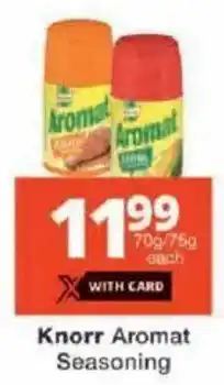 Checkers Knorr Aromat Seasoning offer