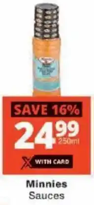 Checkers Minnies Sauces offer