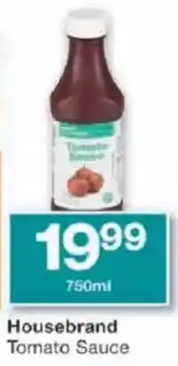 Checkers Housebrand Tomato Sauce offer