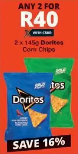 Checkers Doritos Corn Chips offer