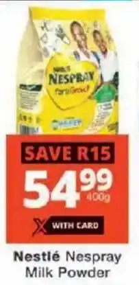 Checkers Nestlé Nespray Milk Powder offer