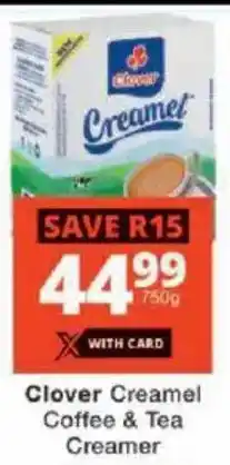 Checkers Clover Creamel Coffee & Tea Creamer offer