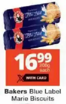 Checkers Bakers Blue Label Marie Biscuits offer