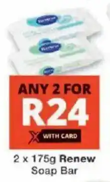 Checkers Renew Soap Bar offer