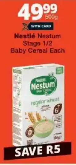 Checkers Nestlé Nestum Stage 1/2 Baby Cereal offer