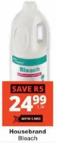 Checkers Housebrand Bleach offer