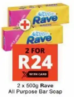 Checkers Rave All Purpose Bar Soap offer