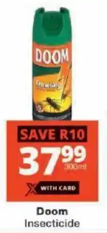 Checkers Doom Insecticide offer