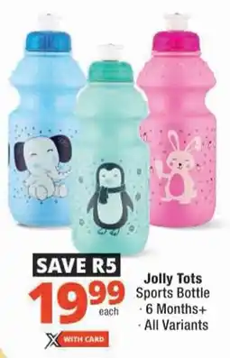 Checkers Jolly Tots Sports Bottle offer
