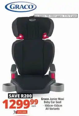 Checkers Graco Junior Maxi Baby Car Seat offer