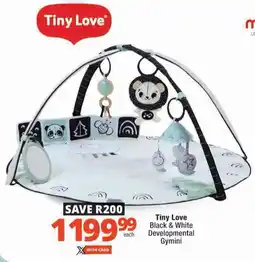 Checkers Tiny Love Black & White Developmental Gymini offer