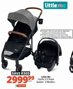 Checkers Little Me Pacific 2.0 Travel System offer