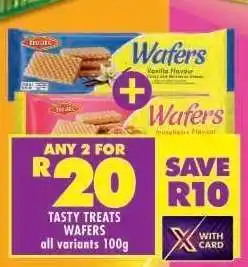 Shoprite Tasty treats wafers offer
