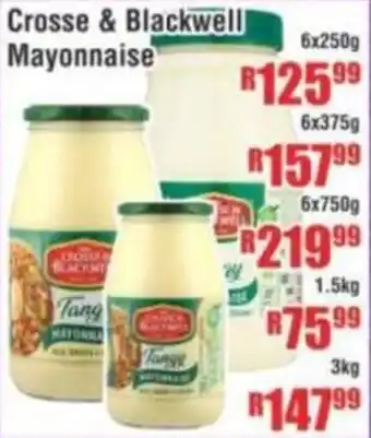 Devland Cash And Carry Crosse & Blackwell Mayonnaise offer
