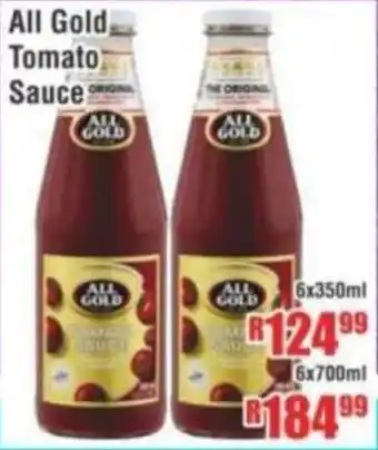Devland Cash And Carry All Gold Tomato Sauce offer