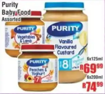 Devland Cash And Carry Purity Baby Food Assorted offer