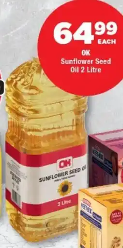 OK Foods OK Sunflower Seed Oil offer