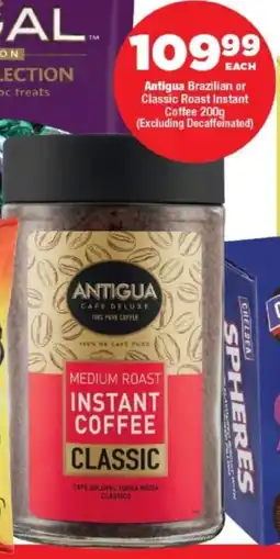 OK Foods Antigua Brazilian or Classic Roast Instant Coffee offer
