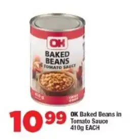 OK Foods OK Baked Beans in Tomato Sauce offer