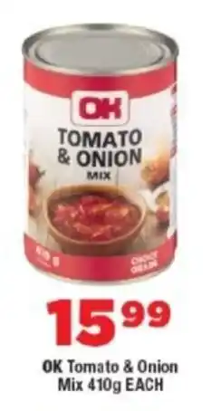 OK Foods OK Tomato & Onion Mix offer