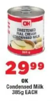 OK Foods OK Condensed Milk offer