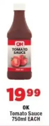 OK Foods OK Tomato Sauce offer