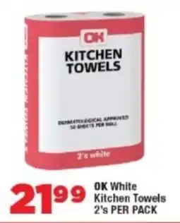 OK Foods OK White Kitchen Towels offer