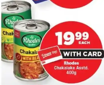 OK Foods Rhodes Chakalaka Asstd. offer