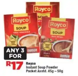 OK Foods Royco Instant Soup Powder Packet Asstd. offer