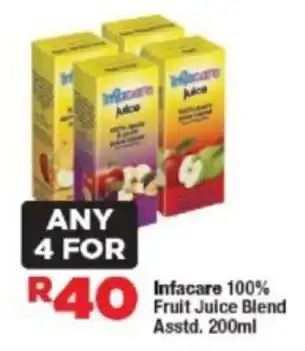 OK Foods Infacare 100% Fruit Juice Blend Asstd. offer