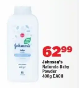 OK Foods Johnson's Naturals Baby Powder offer