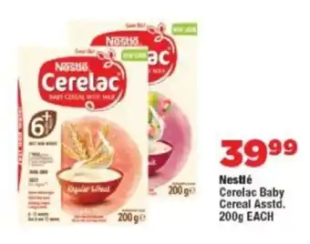 OK Foods Nestlé Cerelac Baby Cereal Asstd. offer