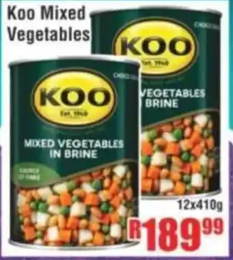 Devland Cash And Carry Koo Mixed Vegetables offer