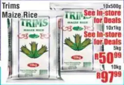 Devland Cash And Carry Trims Maize Rice offer