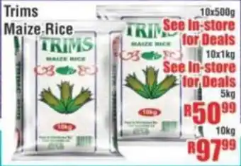 Devland Cash And Carry Trims Maize Rice offer