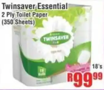Devland Cash And Carry Twinsaver Essential 2 Ply Toilet Paper offer