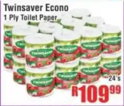 Devland Cash And Carry Twinsaver Econo 1 Ply Toilet Paper offer