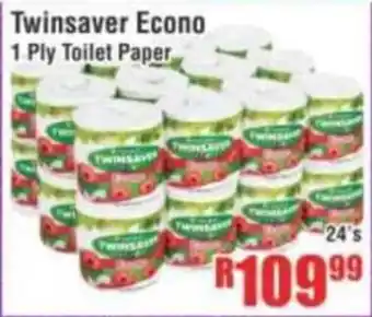 Devland Cash And Carry Twinsaver Econo 1 Ply Toilet Paper offer