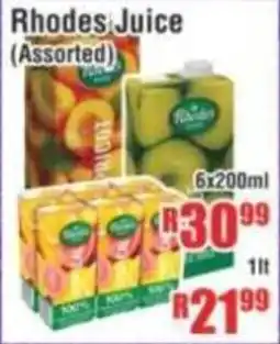 Devland Cash And Carry Rhodes Juice Assorted offer