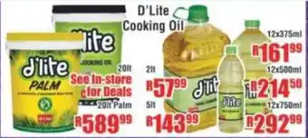 Devland Cash And Carry D'Lite Cooking Oil offer