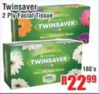 Devland Cash And Carry Twinsaver 2 Ply Facial Tissue offer