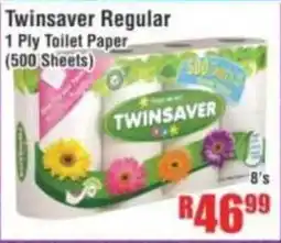 Devland Cash And Carry Twinsaver Regular 1 Ply Toilet Paper offer
