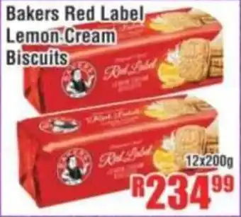 Devland Cash And Carry Bakers Red Label Lemon Cream Biscuits offer