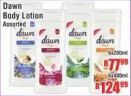 Devland Cash And Carry Dawn Body Lotion Assorted offer