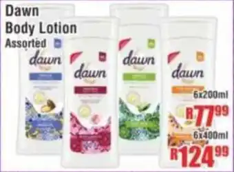 Devland Cash And Carry Dawn Body Lotion Assorted offer
