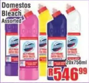Devland Cash And Carry Domestos Bleach Assorted offer