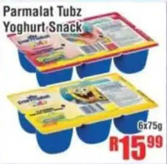 Devland Cash And Carry Parmalat Tubz Yoghurt Snack offer