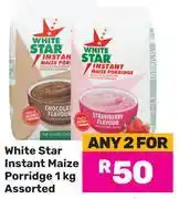 Game White Star Instant Maize Porridge Assorted-For Any 2 x 1kg offer