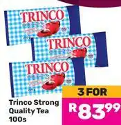Game Trinco Strong Quality Tea-For 3 x 100s Pack offer
